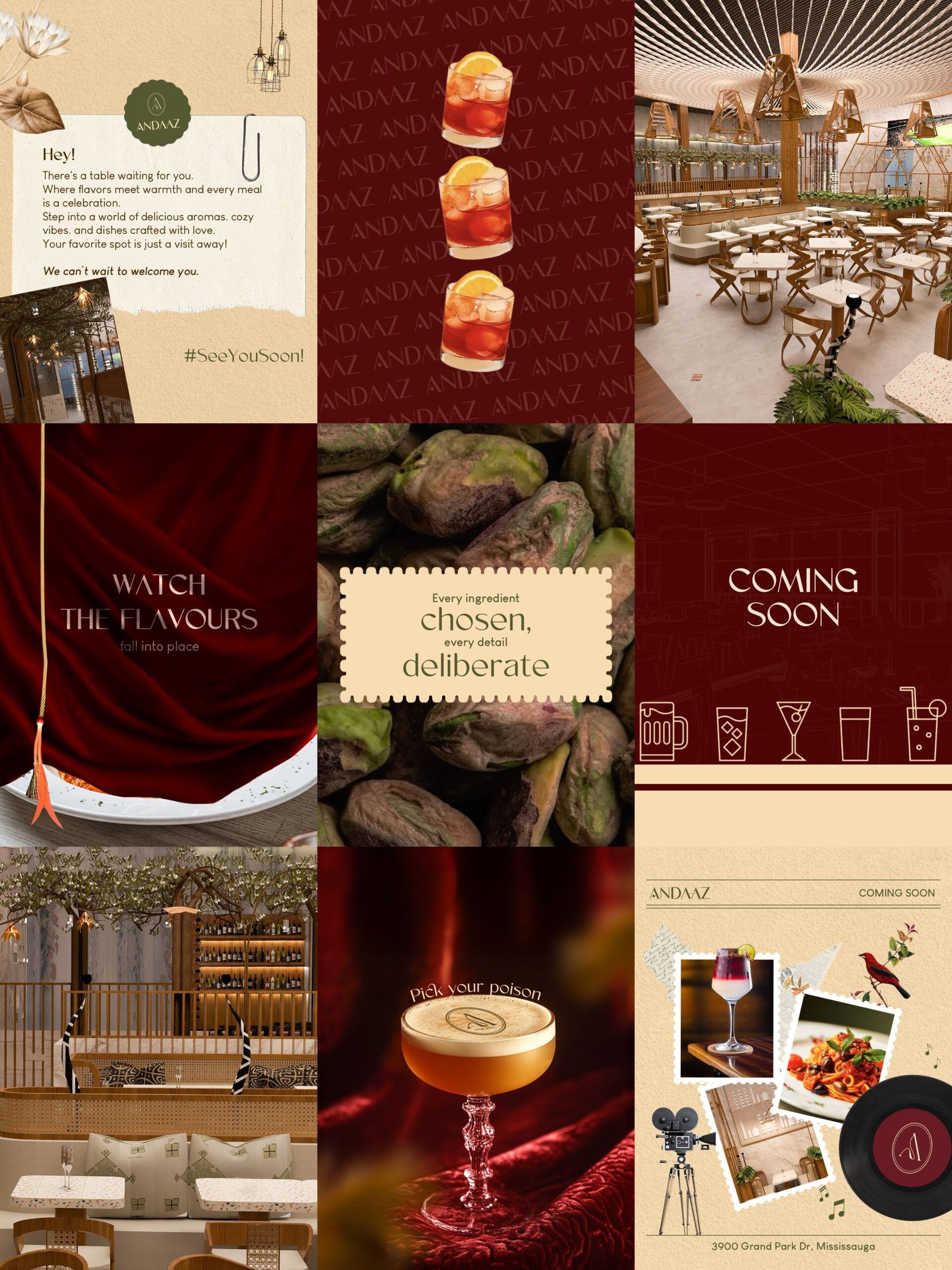 Social media post designs