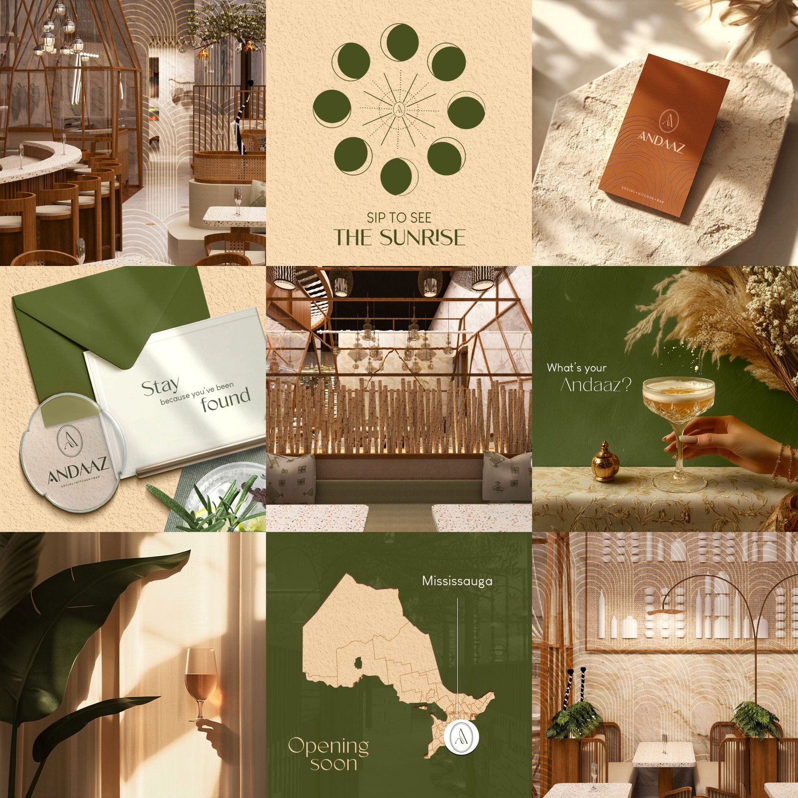 Andaaz pre-launch Instagram grid