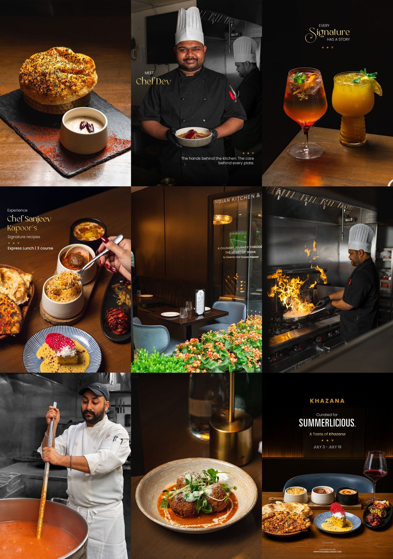 Khazana by Sanjeev Kapoor Instagram grid