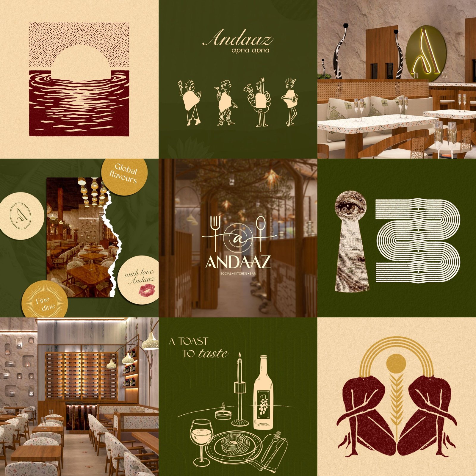 Concept direction grid